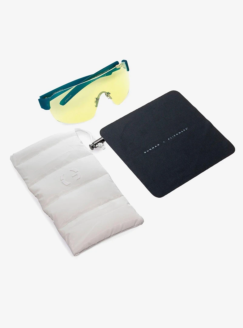 GUNNAR x Alienware Bermuda Triangle Amber Tint Blue Light Glasses