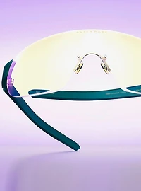 GUNNAR x Alienware Bermuda Triangle Amber Tint Blue Light Glasses