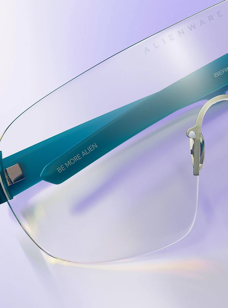 GUNNAR x Alienware Bermuda Triangle Clear Tint Blue Light Glasses