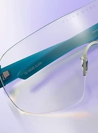 GUNNAR x Alienware Bermuda Triangle Clear Tint Blue Light Glasses