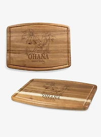 Disney Lilo & Stitch Ovale Acacia Cutting Board