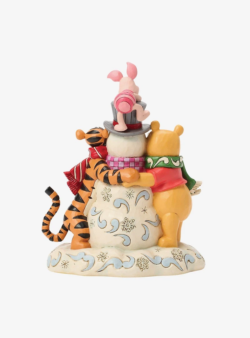 Jim Shore Disney Winnie the Pooh Pooh & Friends Snowman Figurine
