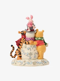 Jim Shore Disney Winnie the Pooh Pooh & Friends Snowman Figurine