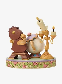 Jim Shore Disney Lumiere Mrs Potts Cogsworth Figurine