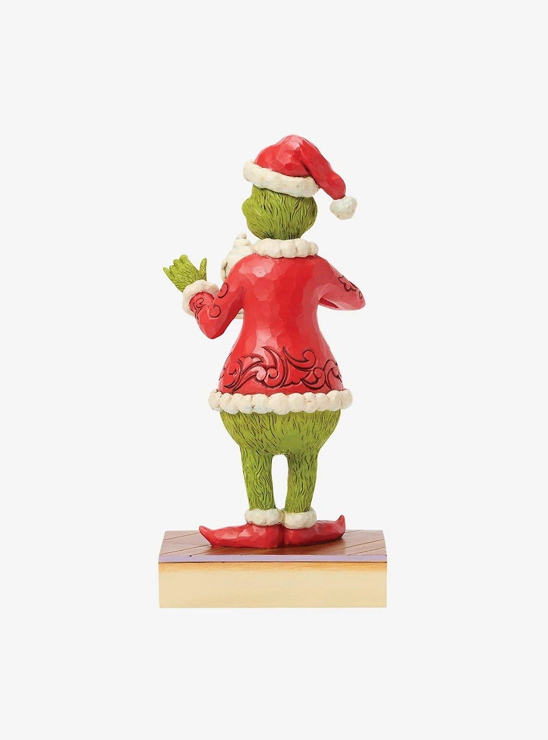 Jim Shore Grinch With Hot Chocolate Figurine