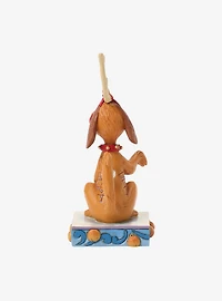 Jim Shore Grinch Max With Bell On Tail Figurine