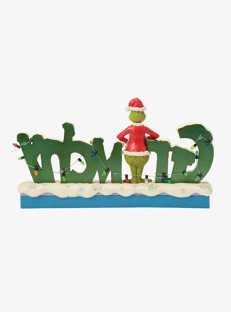Jim Shore Grinchy Word Figurine