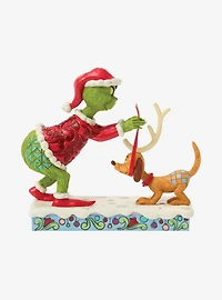 Jim Shore Grinch Tying Antlers Figurine