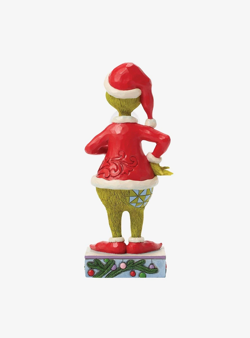 Jim Shore Grinch Holding Globe Figurine