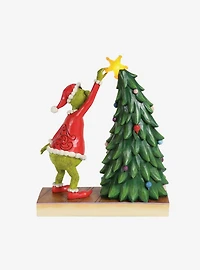 Jim Shore Grinch With Grinchy Tree Figurine