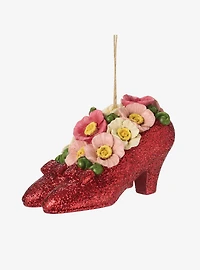 Jim Shore Wizard Of Oz Ruby Slippers With Poppies Hanging Ornament