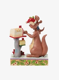 Jim Shore Disney Winnie the Pooh Kanga & Roo Christmas Figurine
