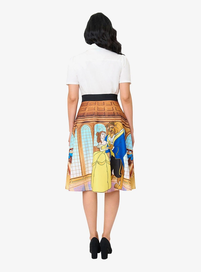 Disney Beauty and the Beast Collection by Unique Vintage Ballroom Vivian Swing Skirt