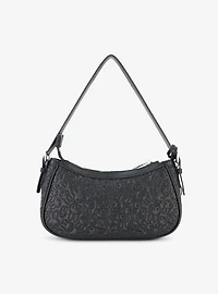 Danielle Nicole Miffy Quilted PU Shoulder Bag with Charm in Black