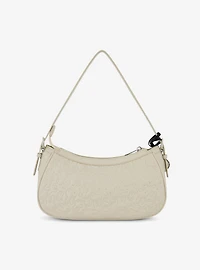 Danielle Nicole Miffy Quilted PU Shoulder Bag with Charm in White