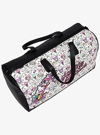 Ful Sanrio Hello Kitty and Friends "Sugar Rush" Black & White Weekender Duffle