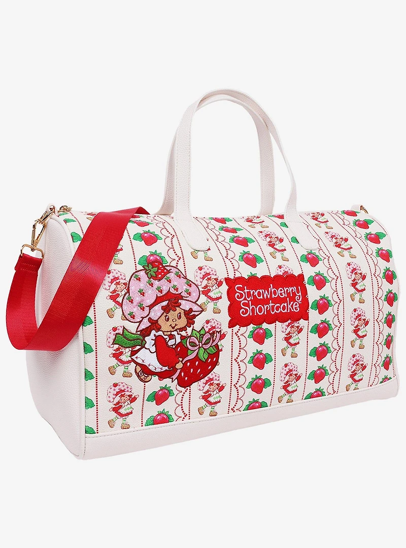 Strawberry Shortcake Lace Print Weekender Duffle Bag