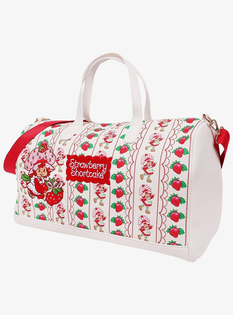 Strawberry Shortcake Lace Print Weekender Duffle Bag