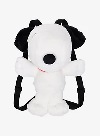 Peanuts Snoopy Red Collar 14" Plush Backpack
