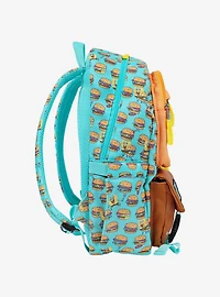 SpongeBob SquarePants Krabby Patty Peekaboo Backpack with Character Pockets