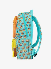 SpongeBob SquarePants Krabby Patty Peekaboo Backpack with Character Pockets