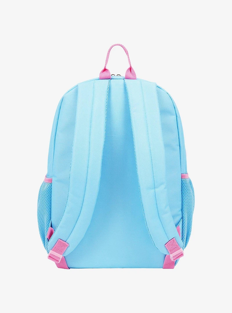 Sanrio Cinnamoroll Full-Size Bowler All-Over Print Backpack with Mesh Airflow Straps