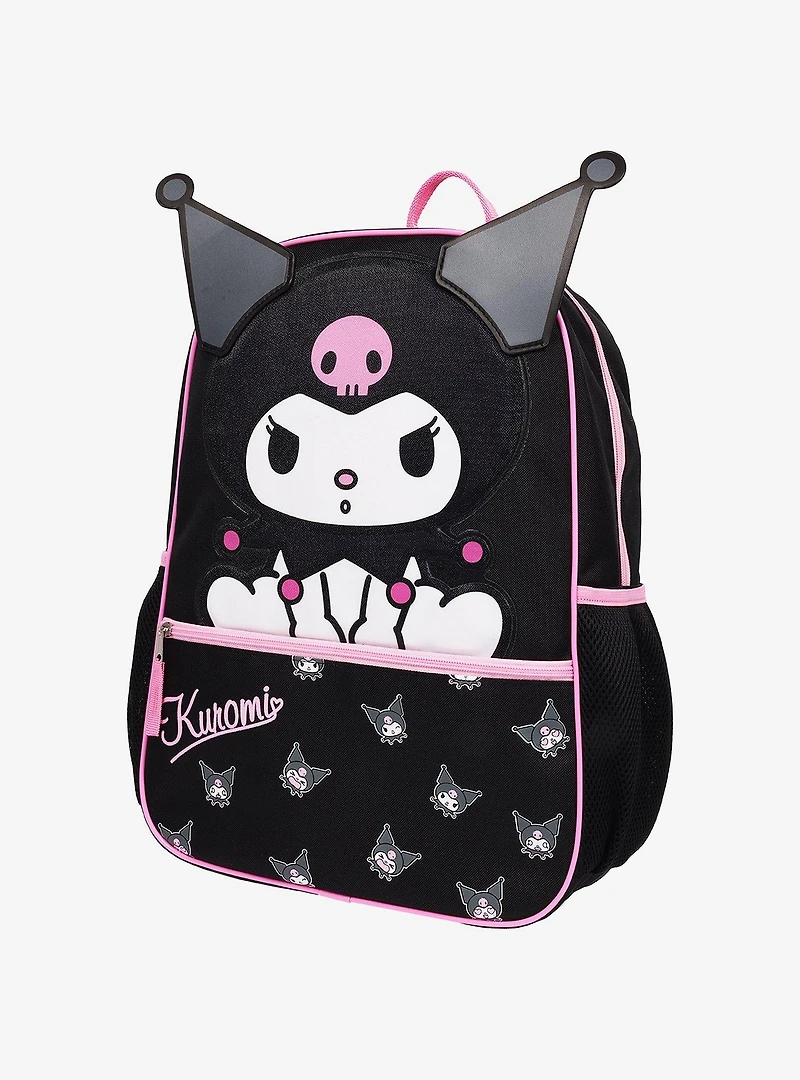 Kuromi Kids Backpack with 3D Ears