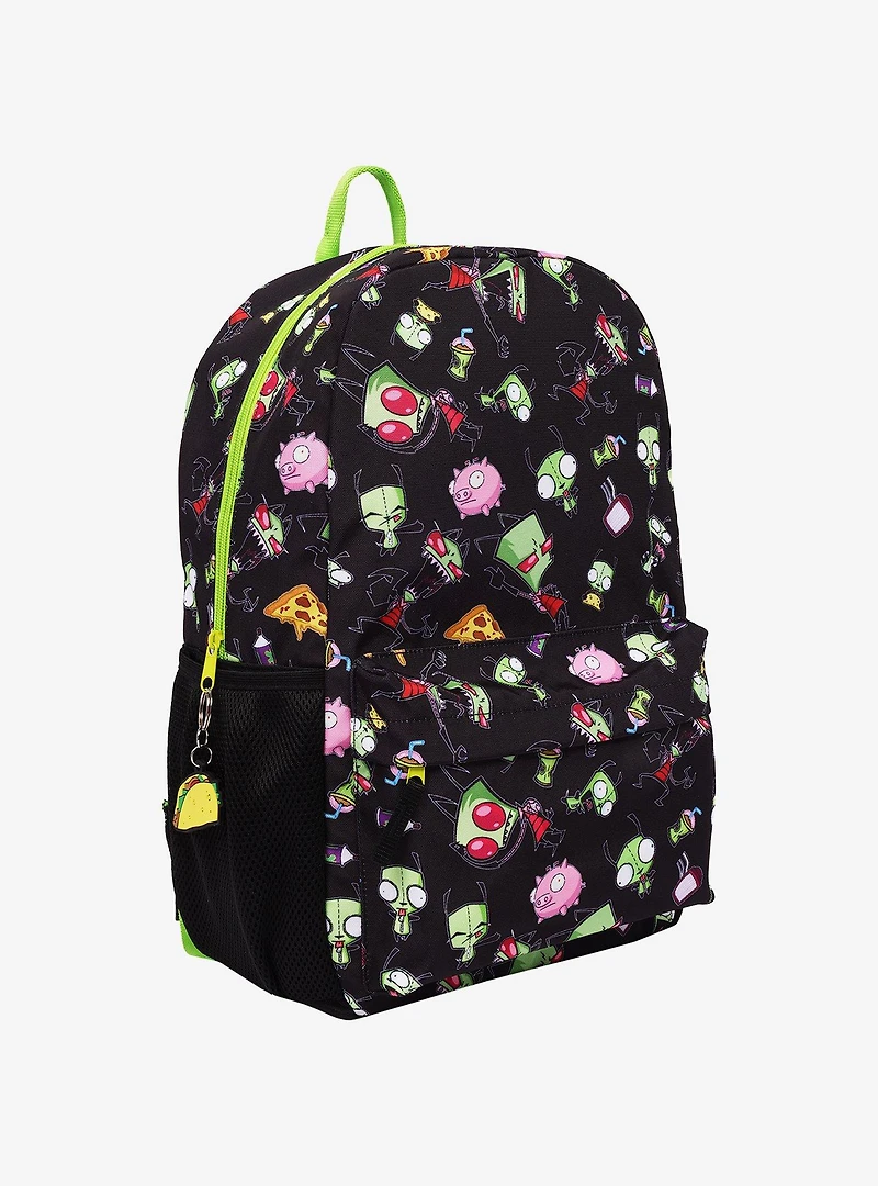 Nickelodeon Invader Zim All-Over Print Full-Size Classic Backpack