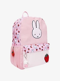 Miffy Strawberry Backpack with Charm