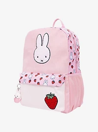 Miffy Strawberry Backpack with Charm