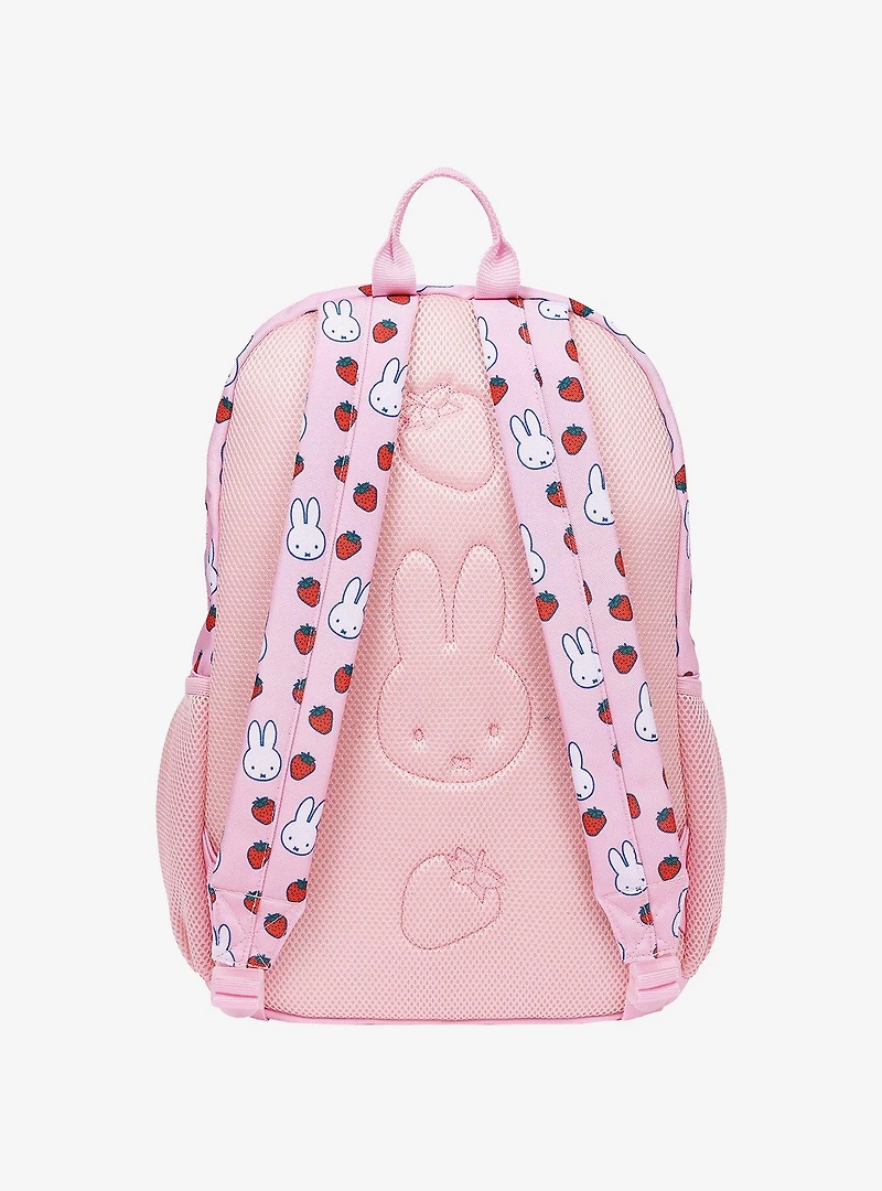 Miffy Strawberry Backpack with Charm