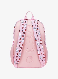 Miffy Strawberry Backpack with Charm