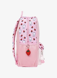 Miffy Strawberry Backpack with Charm