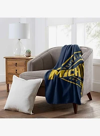 NCAA Michigan Campaign Fleece Throw Blanket