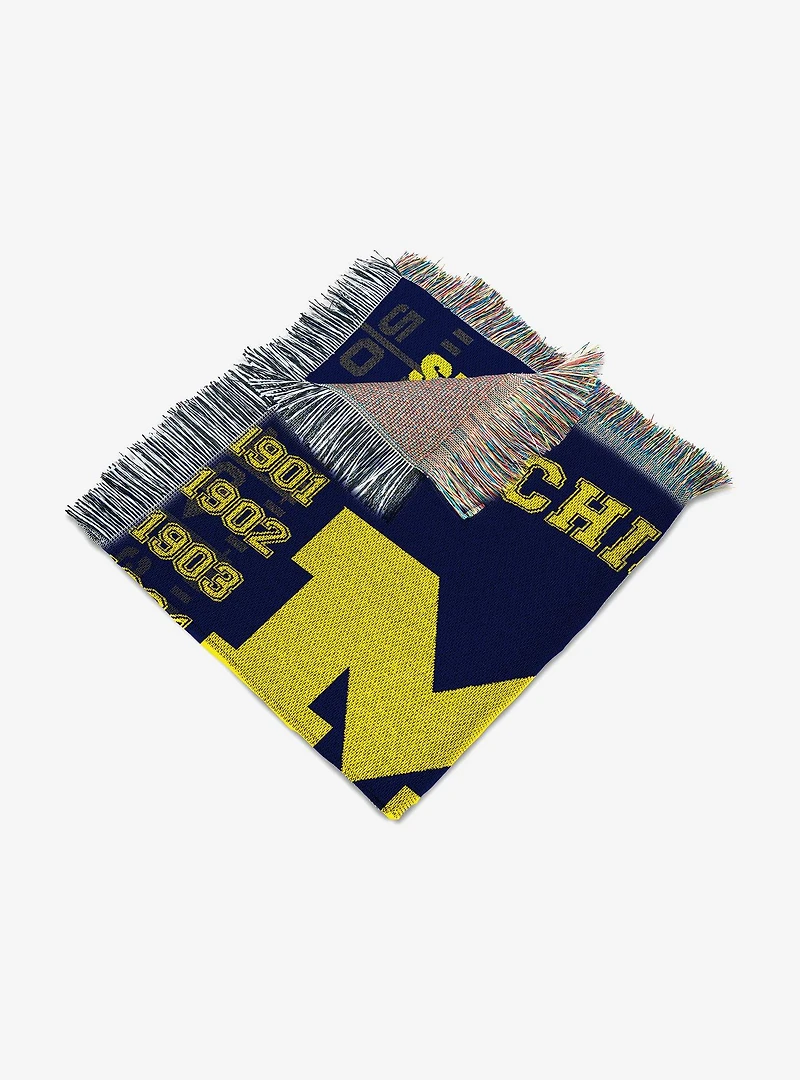 NCAA Michigan Commemorative Series Tapestry Throw