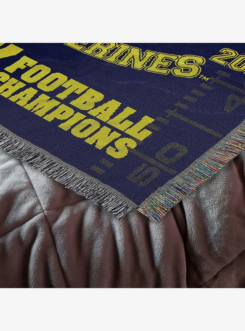 NCAA Michigan Commemorative Series Tapestry Throw