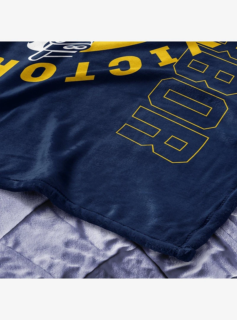 NCAA Michigan Wolverines The Victors Silk Touch Throw Blanket