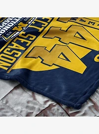 NCAA 2023 FBC Fissure Michigan Silk Touch Throw Blanket