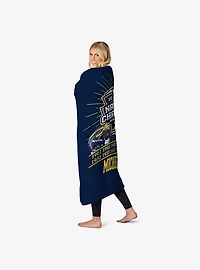 NCAA 2023 FBC Fissure Michigan Silk Touch Throw