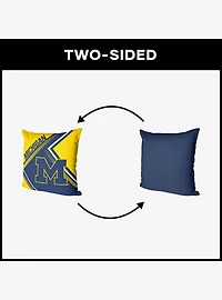 NCAA Michigan Wolverines Pulsewave Throw Pillow