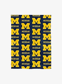 NCAA Michigan Wolverines Twin Rotary Bed In A Bag Set