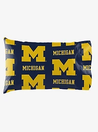 NCAA Michigan Wolverines Twin Rotary Bed In A Bag Set