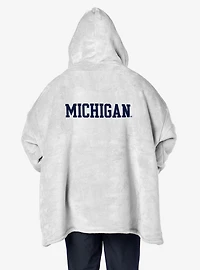 NCAA Michigan Wolverines Heather Grey Hoodler Pullover Hoodie