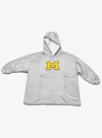 NCAA Michigan Wolverines Heather Grey Hoodler Pullover Hoodie