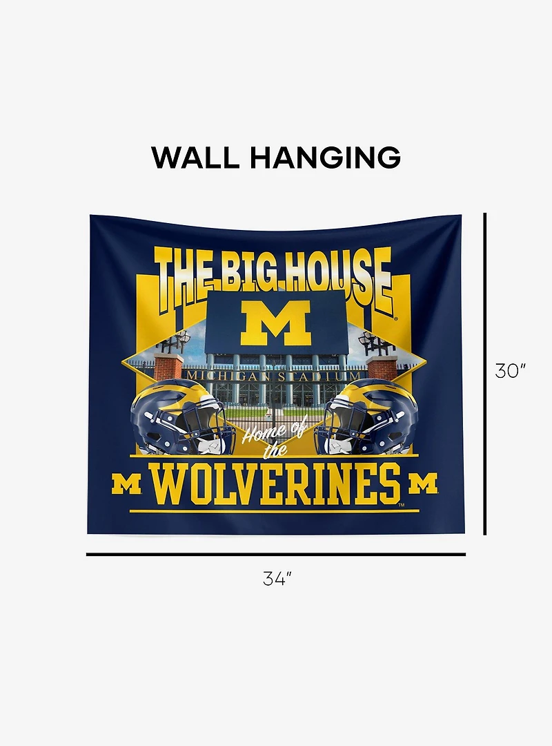 NCAA Michigan Wolverines The Big House Wall Hanging