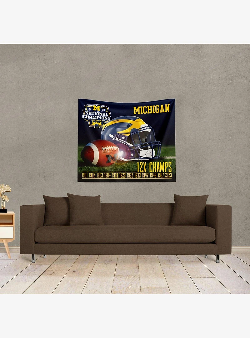 NCAA 2023 FBC Training Michigan Wall Hanging