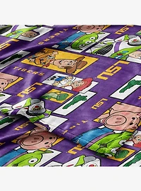 NCAA LSU Tigers Disney Toy Story Buzz Lightyear Cameo Hugger Pillow & Silk Touch Throw Blanket Set