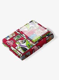 NCAA Ohio State Buckeyes Disney Toy Story Buzz Lightyear Cameo Hugger Pillow & Silk Touch Throw Blanket Set