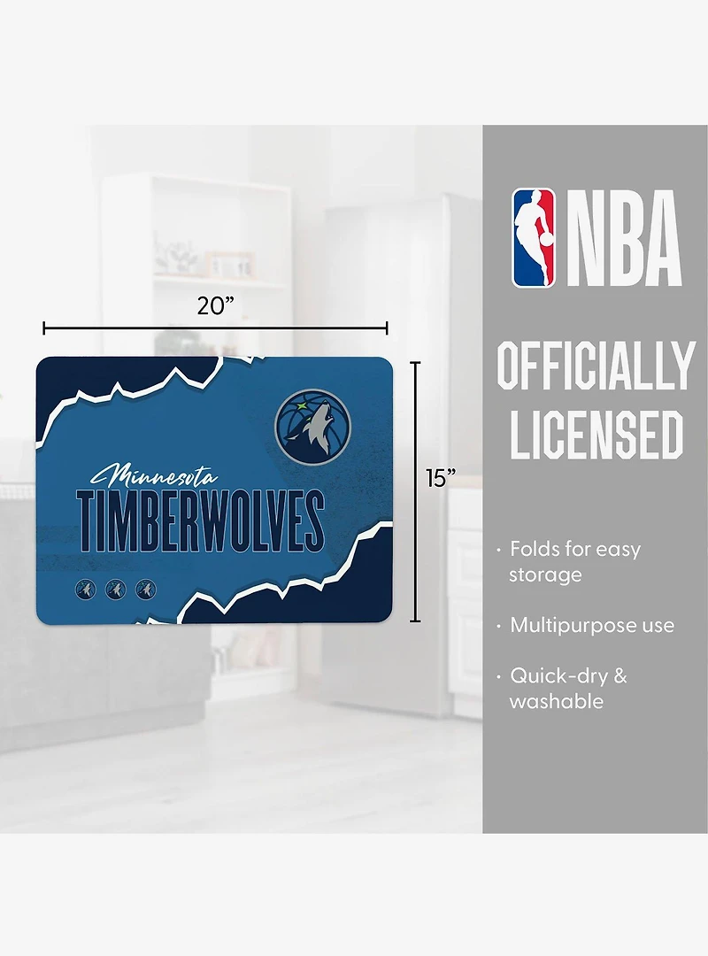 NBA Minnesota Timberwolves Torn Small Mat