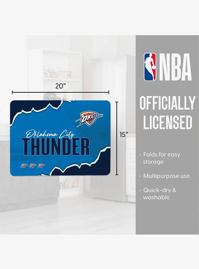 NBA Oklahoma City Thunder Torn Small Mat